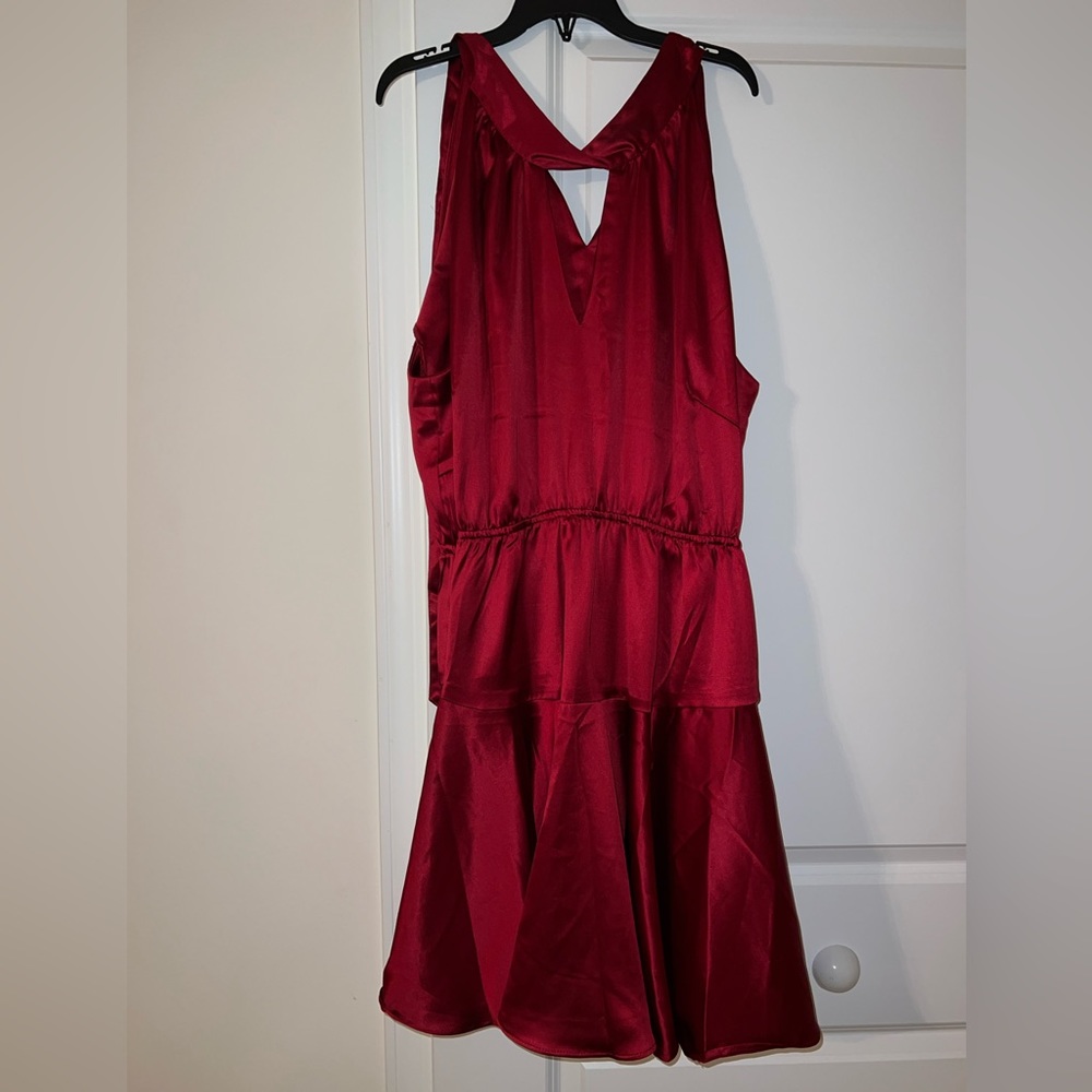 AlterdState Red Silk Dress